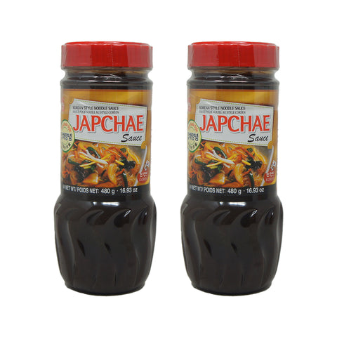 Wang Japchae Korean Style Noodle Sauce, 17 fl oz (2 Pack)