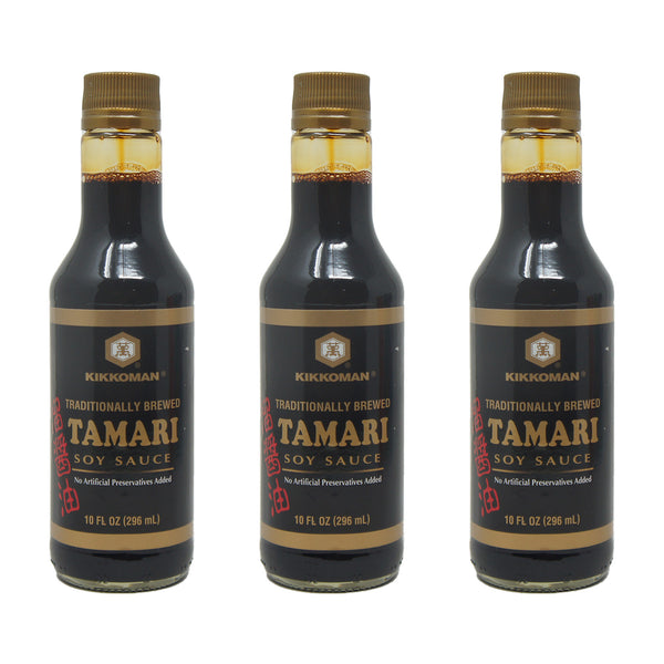 Kikkoman Tamari Soy Sauce, Traditionally Brewed, 10 fl oz