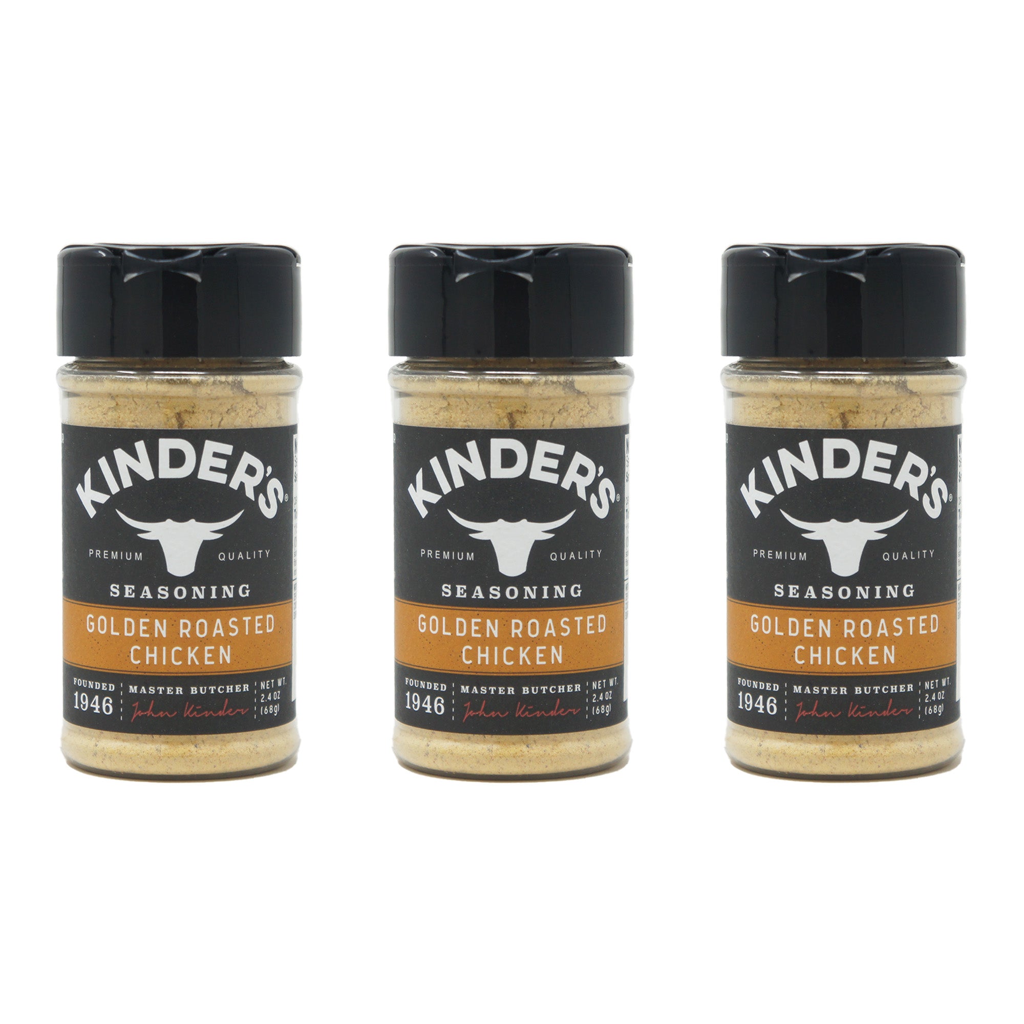 Kinder's Golden Roasted Chicken Seasoning, 3.5 Ounce (3 Pack)