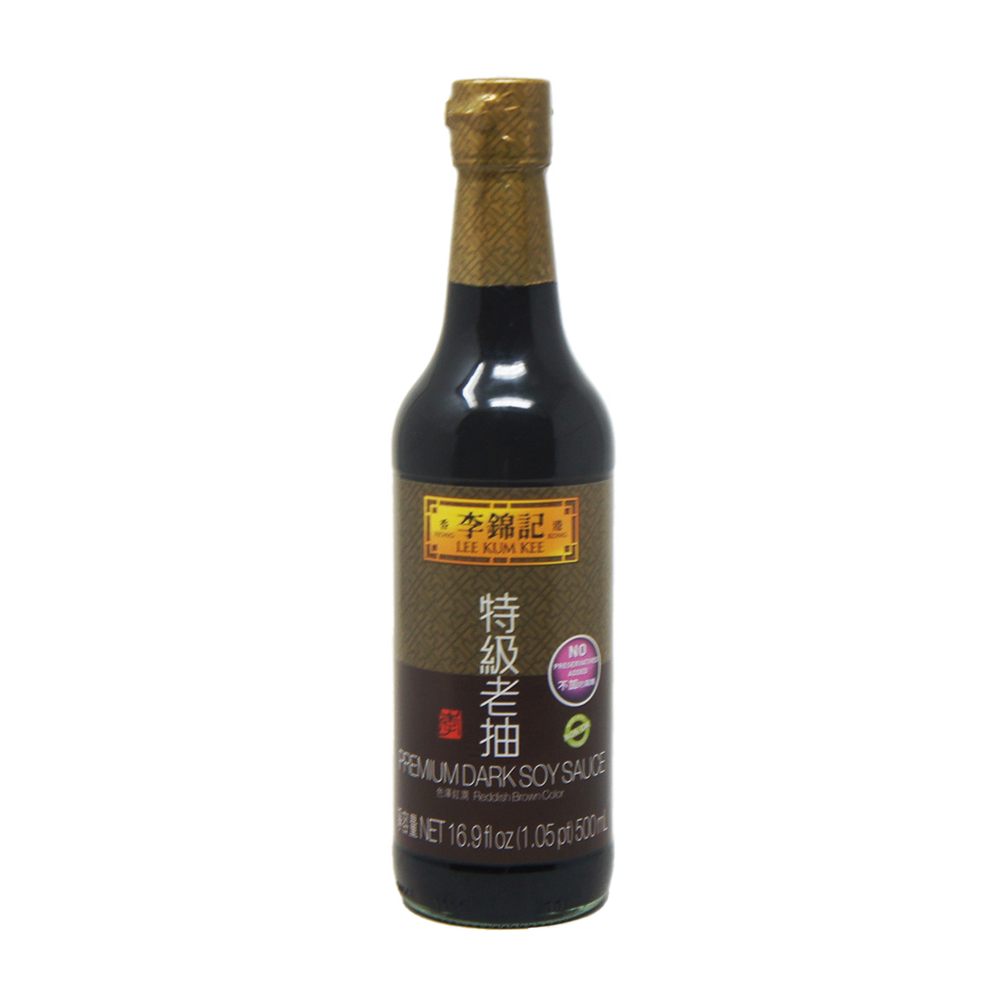 Lee Kum Kee Premium Dark Soy Sauce, 16.9 fl oz Bottle, Product of China