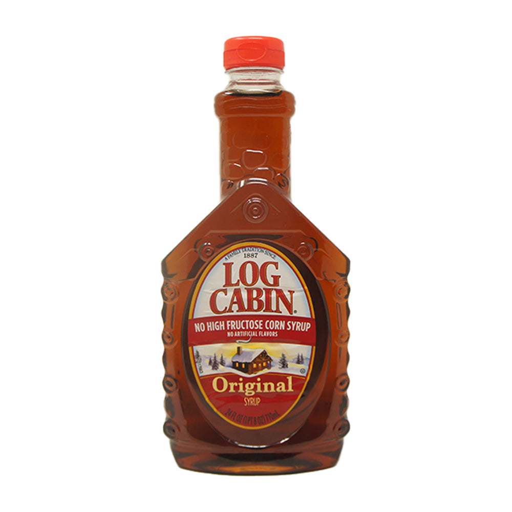 Log Cabin Original Maple Syrup, 24 fl oz bottle