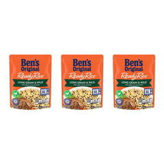 Uncle Ben's Ready Rice, Instant Rice, Long Grain and Wild Flavors, 3-Pack