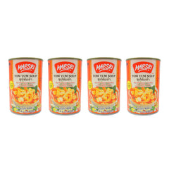 Maesri Tom Yum Soup, 14 fl oz Can, Product of Thailand (4 Pack)