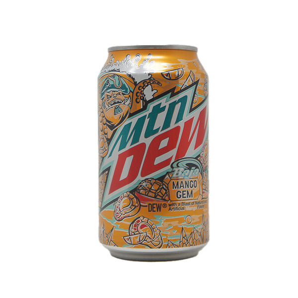Mountain Dew Baja Mango Gem, Natural and