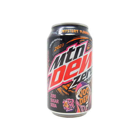 Mountain Dew Zero Sugar Voo Dew, Mystery Flavor, LIMITED EDITION 2022, 12 FL OZ, 12 Pack