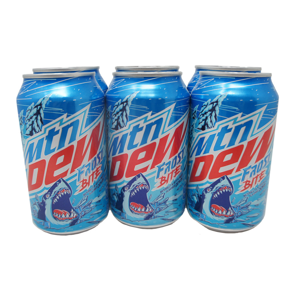 Mountain Dew, Frost Bite, Flavored Soda 6-Pack 12 Fl oz