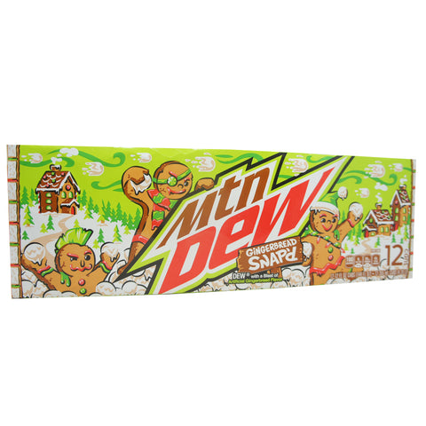 theLowex.com - Mountain Dew Gingerbread Snap'd Gingerbread Flavored Soda 12-Pack 12 Fl oz (1)