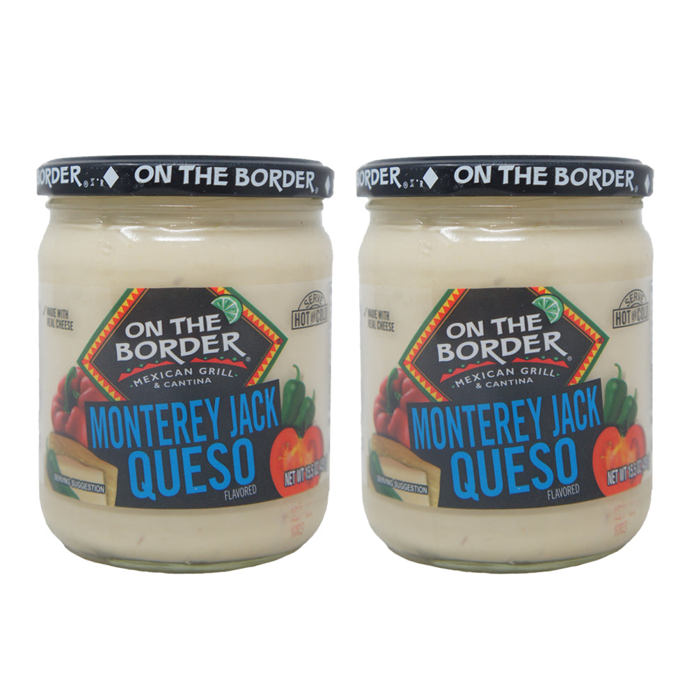 On The Border, Mexican Grill & Cantina, Monterrery Jack queso, 15.5 oz (2 Pack)