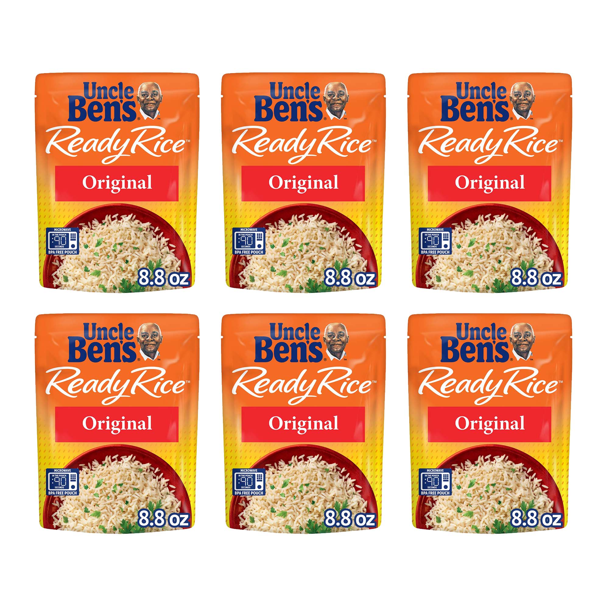 Uncle Ben's Ready Rice, Instant Rice, Original, 6 Pack