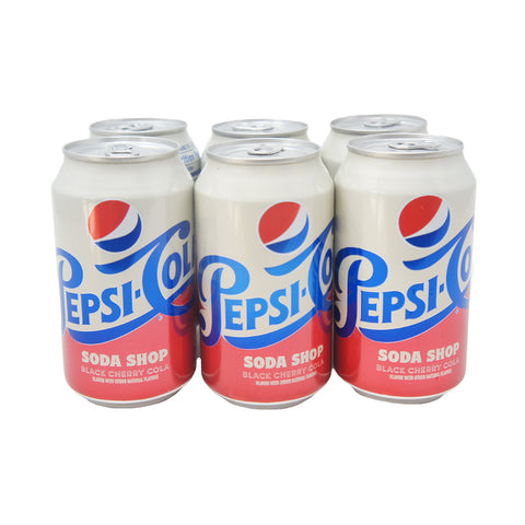 Pepsi Cola Black Cherry Cola, 12 OZ (6 pack)