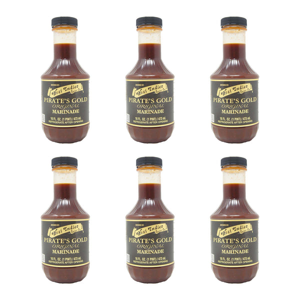 Pirate's Gold Original Marinade, West Indies Spice Co. Marinade, 16 FL. OZ (1 Pint, 473 mL)