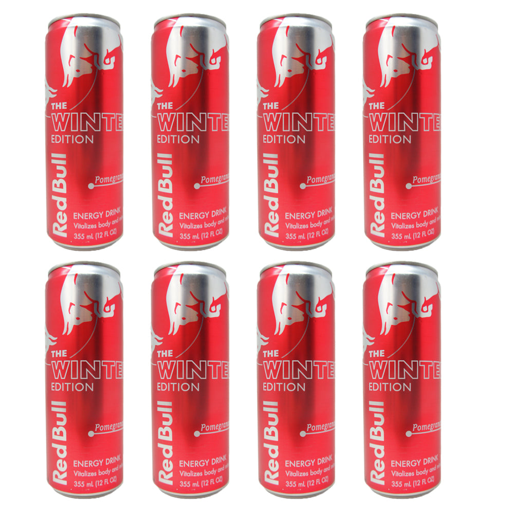 Red Bull Energizer Drink, Blueberry, Coconut Berry, Dragon Fruit, Kiwi Apple, Peach, Tropical, 12 fl oz, 8-pack