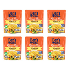 Uncle Ben's Ready Rice, Instant Rice, Rice Pilaf, 6-Pack