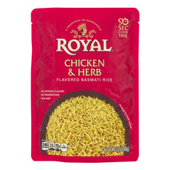 Royal Rice Authentic Ready to Heat Rice, Chicken & Herb