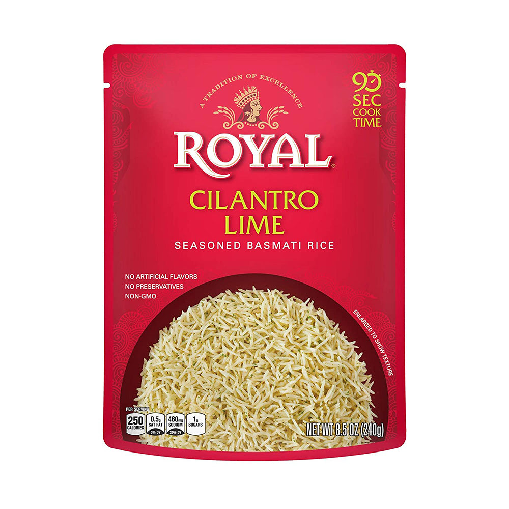 Royal Rice Authentic Ready to Heat Rice Cilantro Lime