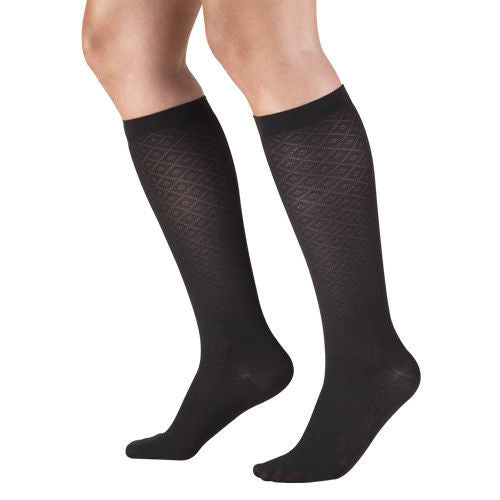 Truform 1976 Women's Knee High 10-20 mmhg Trouser Compression Socks
