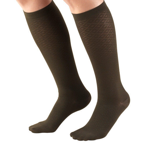 Truform 1976 Women's Knee High 10-20 mmhg Trouser Compression Socks