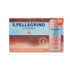 San Pellegrino Essenza, Pink Grapefruit and Citrus Blend Flavored Mineral Water, 11.15 FL OZ