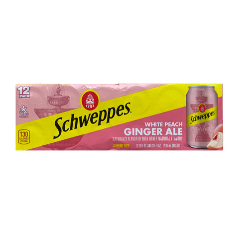 Schweeppes White Peach Ginger Ale