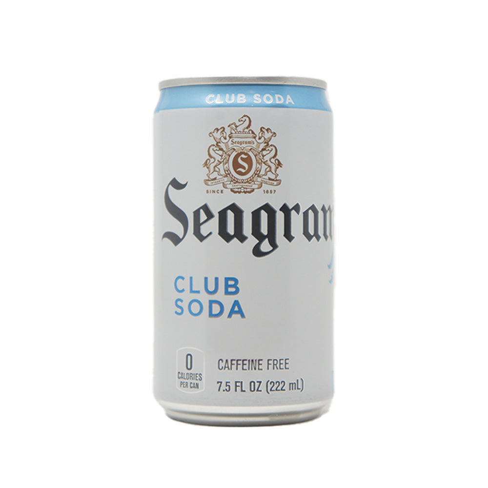 Seagram's Mini Club Soda, 7.5 fl oz Can