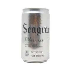 Seagrams Mini Diet Ginger Ale, 7.5 fl oz Can