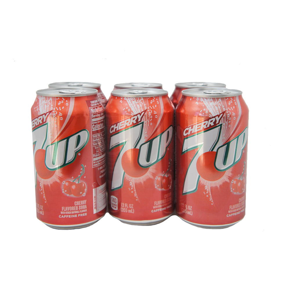 Seven Up, Cherry Flavor (6 pack)