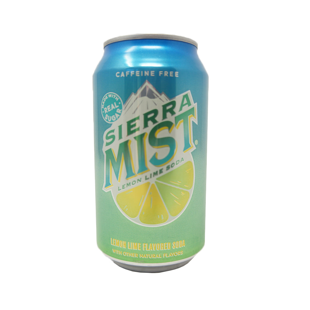 Sierra Mist, Lemon Lime Flavored Soda, With Other Natural Flavors 12 FL OZ, 12 Pack