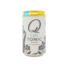 Q Light Tonic Water, Made to Mix, Non-Alcoholic, 4-Can Pack, 7.5 FL OZ Cans (30 FL OZ Total)